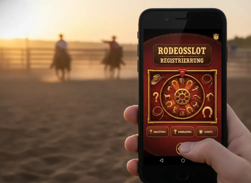 Rodeoslot registrierung Anleitung Anmeldung und Schutz